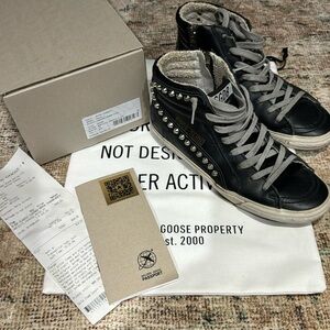 Golden Goose - GGBD back leather studded Sneaker